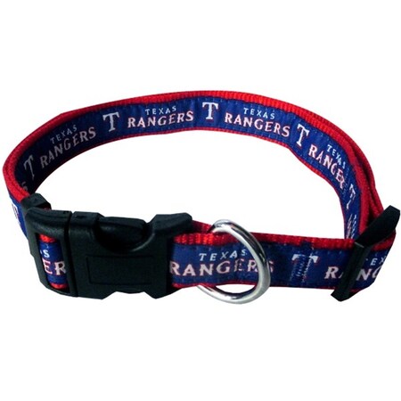 Pets First Texas Rangers Pet Collar by Pets First - Small PFRAN3036-0001